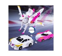 (Transforming Pegasus) Transforming Magic Unicorn Toy Car - Dual Mode Pegasus and Pony, Colorful Plastic Novelty Gift for Kids, Party Favor, Fun Playtime,