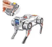 Transforming Robot Dog Spinner Fidget Toys Wind-up Driven 7.1x4.5cm