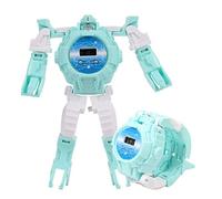 Transforming Robot Toy for Kids - Electronic Deformation Watch - Novelty Interactive Plaything for Children Unique Idea Boys and Girls Learning Experience (Sky Blue, One Size)