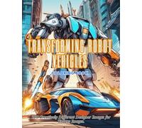 Transforming Robot Vehicles Coloring Book: "Unleash Your Creativity with Exciting Robot Vehicle Transformations!", 108 Creatively Different Designer Images for Unique Images.