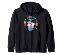 Transgender Axolotl Queer Kawaii LGBTQ Pride Zip Hoodie
