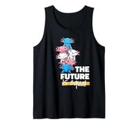 Transgender Axolotl Queer Trans LGBTQ Tank Top
