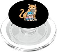 Transgender Baby Cat Protective Mama Cat Pride PopSockets PopGrip for MagSafe