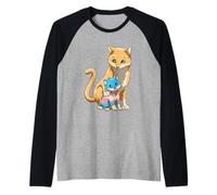 Transgender Baby Cat Protective Mama Cat Pride Raglan Baseball Tee