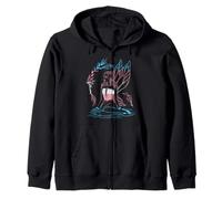 Transgender Butterfly Lady LGBTQ Trans Pride Bisexual Equal Zip Hoodie