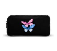 Transgender Butterfly Simple Pencil Case Large Capacity Pen Marker Cases Po