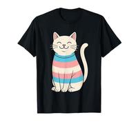 Transgender Cat Kitten Trans LGBTQ Transsexual Pride Month T-Shirt