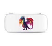 Transgender Dragon Portable Storage Bag Compatible with Switch Carrying Case Protector Bags with 15 Games Accessories