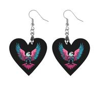 Transgender Ea-gles Lightweight Boho Dangle Earrings Wooden Earring Drop Charms Jewelry Gifts for Women Love