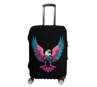 Transgender Ea-gles Personalized Luggage Case Cover Funny Travel Accessories Washable Suitcase Protector Fit 19-32 Inch L