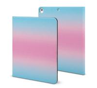 Transgender Flag Colors Funny Tablet Case Compatible with IPAD Pro 2020 （11in）/2020 （10.2in）/2020 AIR 4 （10.9in）/Pro 2021 （11in）/Air4/Air5 （10.9in） Personality Protective Cover with Pen Slot