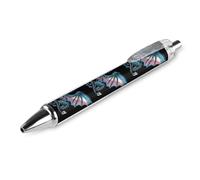 Transgender Flag Dragon Retractable Ballpoint Pen Black Ink Ball Point Pen Work Pens 1 PCS