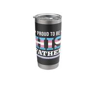 Transgender Genderqueer Trans Design for a Father Stainless Steel Insulated Tumbler