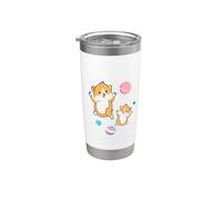 Transgender Hamster in Space Trans Pride Stainless Steel Insulated Tumbler