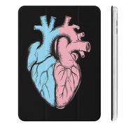 Transgender Heart Trans Proud Tri-fold Tablet Case Compatible with IPAD Mini4/5/6 Soft Protective with Pen Slot