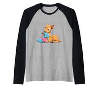 Transgender Kid and Transgender Mama Deer Raglan Baseball Tee