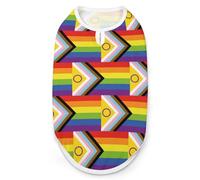Transgender LGBT Rainbow Flag Dog Shirts Summer Pet Clothes Comfort T-Shirts Vest Sleeveless Tank Top for Cats Dogs XL