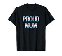 Transgender Mothers Day Proud Mum Trans Pride Flag Colors T-Shirt