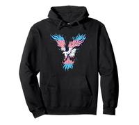 Transgender Phoenix Reborn Transsexual Flag LGBT Trans Bird Pullover Hoodie