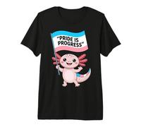 Transgender Pride Axolotl Trans Premium T-Shirt