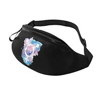 Transgender Pride Bisexual Dragon Waist Bag Men's and Women's Adjustable Travel Chest Pack Outdoor Running Waist Bag