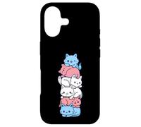 Transgender Pride Cat LGBT Trans Flag Cute Cats Pile Gifts Case for iPhone 17