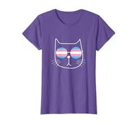 Transgender Pride Cat Support Trans Community Gift Men Women T-Shirt