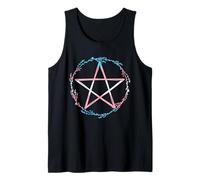 Transgender Pride Christmas Star Trans Flag Transsexual Tank Top