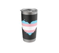 Transgender Pride Flag Stainless Steel Insulated Tumbler