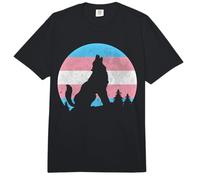 Transgender Pride Month Wolf Transsexual Equality Wolf Comfort Colors Adult Heavyweight T-Shirt