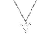 Transgender Pride Necklace Trans Jewelry Gay Lesbian LGBT Gift, S, Stainless Steel, n