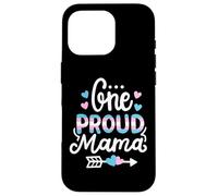 Transgender Pride One Proud Mama LGBTQ Mom Ally Trans Pride Case for iPhone 16 Pro