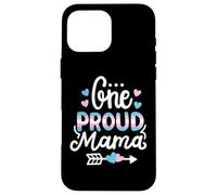 Transgender Pride One Proud Mama LGBTQ Mom Ally Trans Pride Case for iPhone 16 Pro Max
