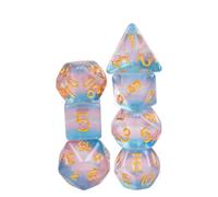 Transgender Pride Polyhedral Dice Set - Inclusive Trans RPG Dice for Tabletop Role-Playing Games