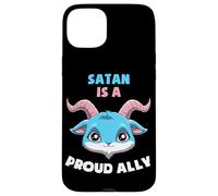 Transgender Pride Satan Is A Proud Ally Statement Case for iPhone 15 Plus