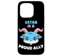 Transgender Pride Satan Is A Proud Ally Statement Case for iPhone 15 Pro