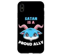 Transgender Pride Satan Is A Proud Ally Statement Case for iPhone XS Max