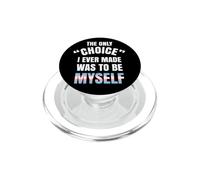 Transgender Pride Trans Queer LGBTQ Gay Ally Nonbinary FTM PopSockets PopGrip for MagSafe