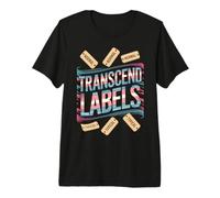 Transgender Pride Transcend Labels Premium T-Shirt
