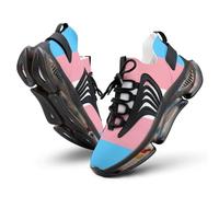 Transgender Proud Flag Men's Running Shoes Walking Sneakers