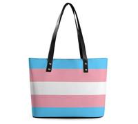 Transgender Proud Flag Women's Tote Handbags Shoulder Bag