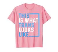 Transgender This Is What Trans Looks Like Pride Month Pink T-Shirt