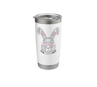 Transgender Trans LGBT Pride Rights Bunny Rabbit Sunglasses Stainless Steel Insulated Tumbler
