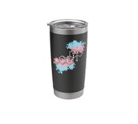 Transgender Trans LGBT Pride Rights Estrogen Molecule Stainless Steel Insulated Tumbler