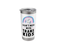 Transgender Trans LGBT Pride Rights Fist Don't Mess with Stainless Steel Insulated Tumbler