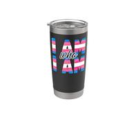 Transgender Trans LGBT Pride Rights I Am Who I Am Stainless Steel Insulated Tumbler