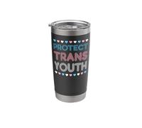 Transgender Trans LGBT Pride Rights Retro Vintage Protect Stainless Steel Insulated Tumbler