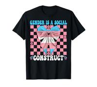 Transgender Trans Pride Flag Gender Is A Social Construct T-Shirt