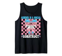 Transgender Trans Pride Flag Gender Is A Social Construct Tank Top