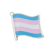 Patch Nation Transgender Trans Pride LBGTQ Flag Metal Pin Badge